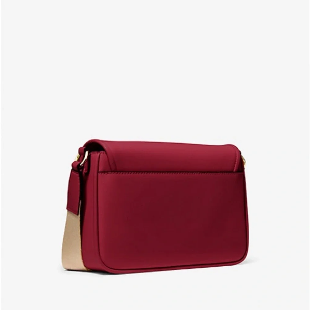Michael Kors Bradshaw Medium Leather Messenger Bag NWT